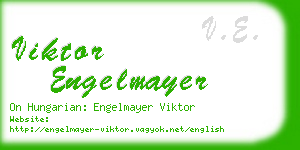 viktor engelmayer business card